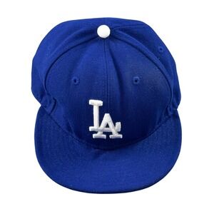 New Era Dodgers LA 59FIFTY Cap Men 7 Blue MLB Authentic Collection Baseball